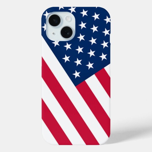 Vlag van de VS iPhone Case American Patriotic (Achterkant)