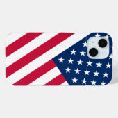 Vlag van de VS iPhone Case American Patriotic (Achterkant (horizontaal))