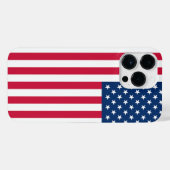 Vlag van de VS iPhone Case American Patriotic iPhone Hoesje (Achterkant horizontaal)