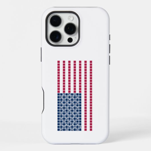Vlag van de VS iPhone Hoesje (Achterkant)