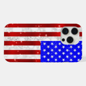 Vlag van de VS iPhone Hoesje (Achterkant horizontaal)