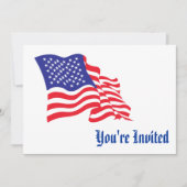 Vlag van de VS Kaart (Voorkant)