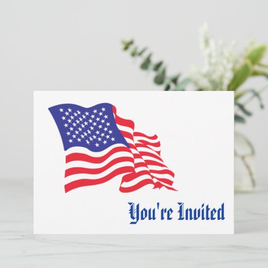 Vlag van de VS Kaart (Staand voorkant)