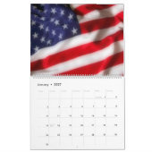 Vlag van de VS Kalender (Jan 2027)