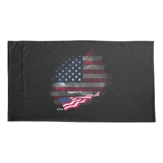 Vlag van de VS Kussensloop (Achterkant)