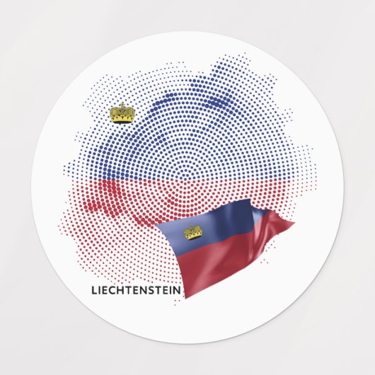 Vlag van de VS Labels (Design 2)