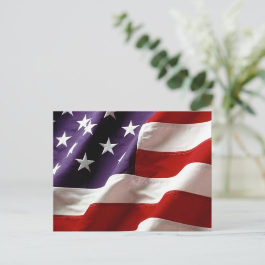 Vlag van de VS - Land dat ik van ontwerp houd Briefkaart (Staand voorkant)