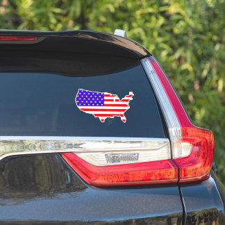 Vlag van de VS Land Patriottisch Amerikaans Sticker