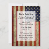 Vlag van de VS met een  kijkpartij Kaart (Voorkant)