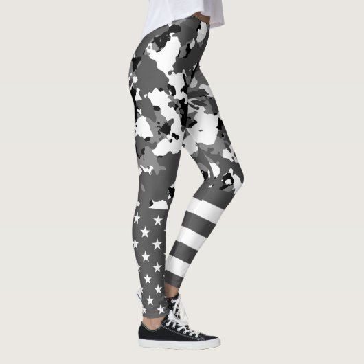 Vlag van de VS Militaire Arctische Camo Leggings (Rechts)