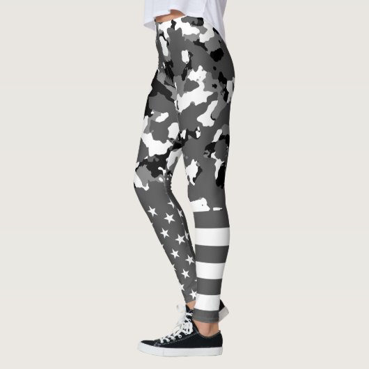 Vlag van de VS Militaire Arctische Camo Leggings (Links)