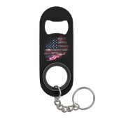 Vlag van de VS Mini Flessenopener (Achterkant)
