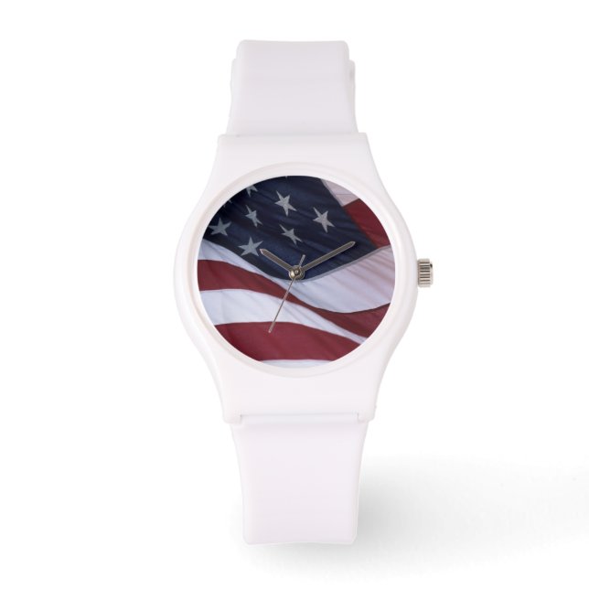 Vlag van de VS, North Carolina, VS Horloge (Voorkant)