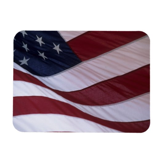 Vlag van de VS, North Carolina, VS Magneet (Horizontaal)