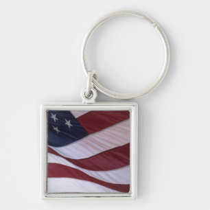 Vlag van de VS, North Carolina, VS Sleutelhanger
