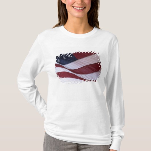 Vlag van de VS, North Carolina, VS T-shirt (Voorkant)
