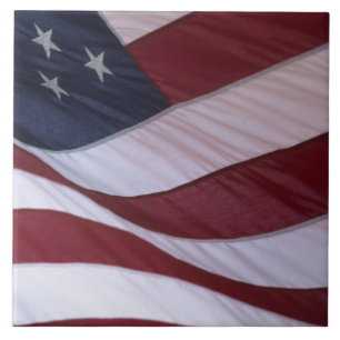 Vlag van de VS, North Carolina, VS Tegeltje