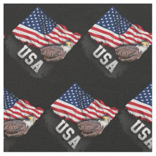 Vlag van de VS op Bald Eagle 4 juli Stof