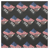 Vlag van de VS op Bald Eagle 4 juli Stof (Swatch)