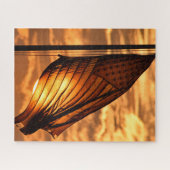 Vlag van de VS op de zon - 16x20 - 520 pcs. Puzzle Legpuzzel (Horizontaal)