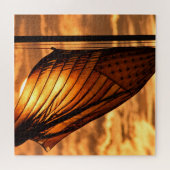 Vlag van de VS op zondag - 20x20 - 676 pcs. Puzzel Legpuzzel (Horizontaal)