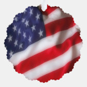 Vlag van de VS Ornament Kaart (Achterkant)