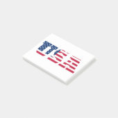 Vlag van de VS  Patriotisch Post-it® Notes (Schuin)