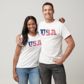 Vlag van de VS Patriotisch T-shirt (Unisex)