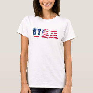 Vlag van de VS  Patriotisch T-shirt