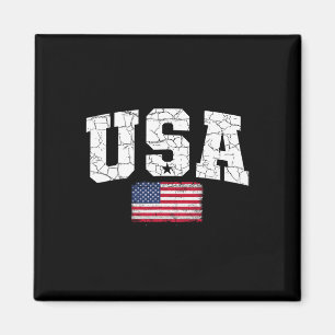 Vlag van de VS Patriottisch 4 juli Amerika Dag van Magneet