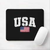 Vlag van de VS Patriottisch 4 juli Amerika Dag van Muismat (Met muis)