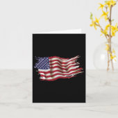 Vlag van de VS Patriottische 4 juli Amerika Dag va Kaart (Gele Bloem)