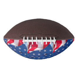 Vlag van de VS patriottische aangepaste personalis American Football