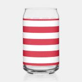 Vlag van de VS Patriottische Amerikaanse Rode Witt Blikvorm Glas (Achterkant)