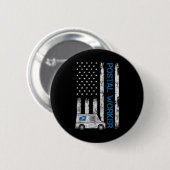 Vlag van de VS Patriottische Postbeambte Postbode Ronde Button 5,7 Cm (Voorkant /achterkant)