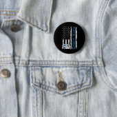 Vlag van de VS Patriottische Postbeambte Postbode Ronde Button 5,7 Cm (In situ)