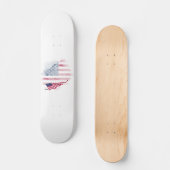 Vlag van de VS Persoonlijk Skateboard (Voorkant)