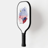 Vlag van de VS Pickleball Paddle (Links)