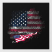 Vlag van de VS Raamsticker (Vel)