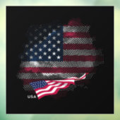 Vlag van de VS Raamsticker (Vel 3)