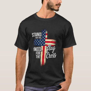Vlag van de VS Religieus citaat 4 juli Christelijk T-shirt