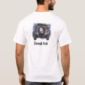 *~* Vlag van de VS - Rood Wit Blauw Amerikaans Off T-shirt (Achterkant)