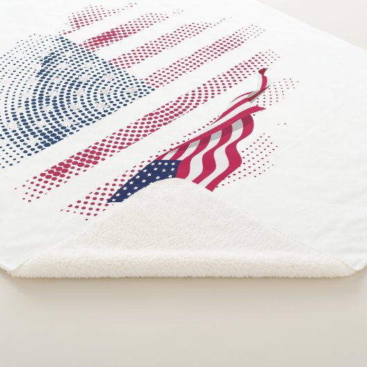 Vlag van de VS Sherpa Deken (3/4)