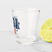 Vlag van de VS Shot Glas (Rechts)
