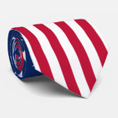 Vlag van de VS Sterren & Strepen Rood Wit en Blauw Stropdas (Opgerold)