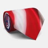 Vlag van de VS Stropdas (Opgerold)