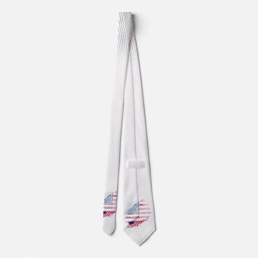 Vlag van de VS Stropdas (Achterkant)