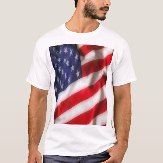 Vlag van de VS T-shirt (Voorkant)