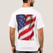 Vlag van de VS T-shirt (Achterkant)