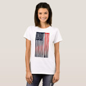 Vlag van de VS T-shirt (Voorkant volledig)